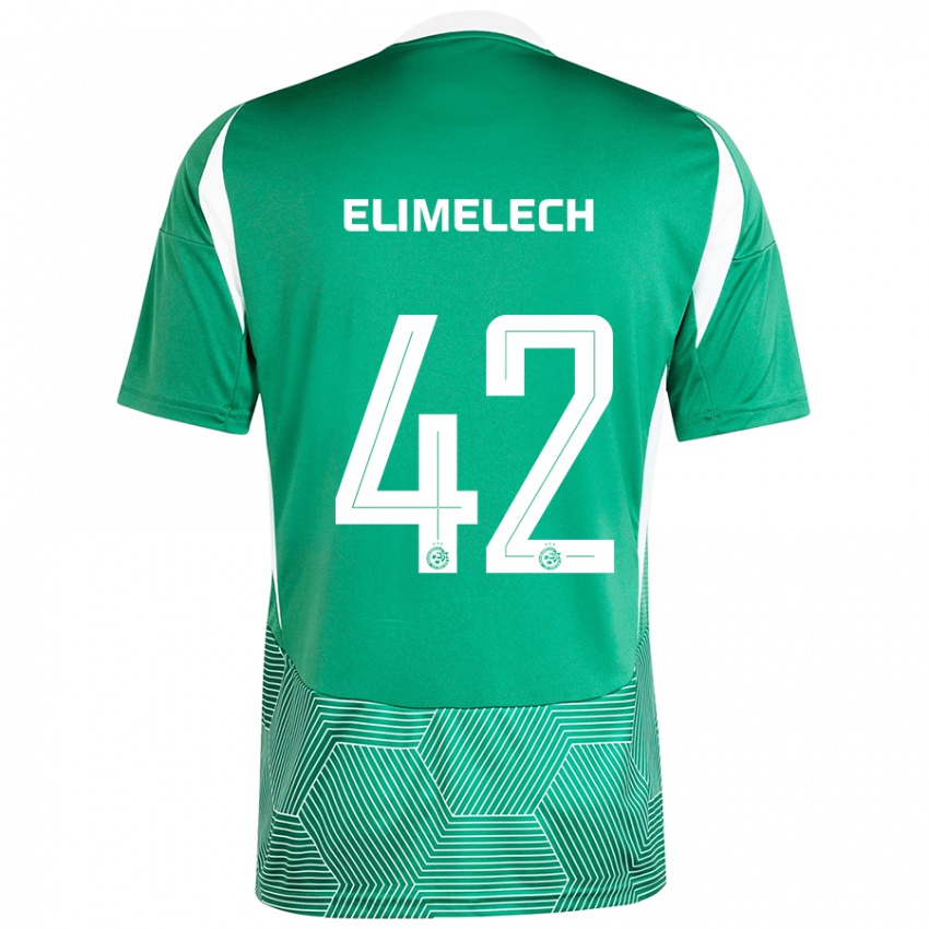 Kinderen Roey Elimelech #42 Groen Wit Thuisshirt Thuistenue 2024/25 T-Shirt