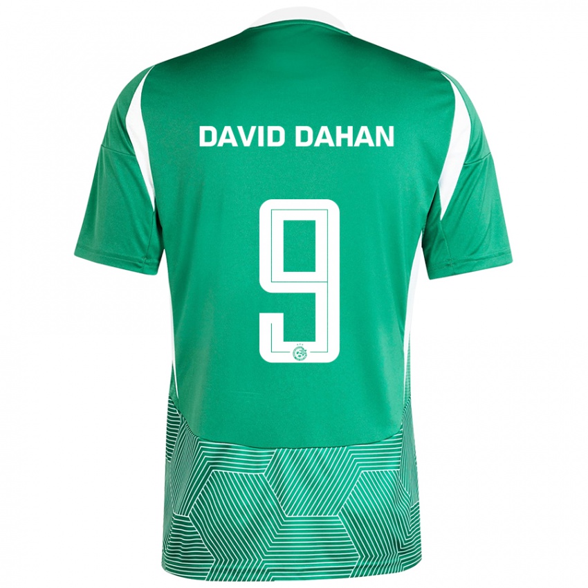 Kinderen Omer David Dahan #9 Groen Wit Thuisshirt Thuistenue 2024/25 T-Shirt