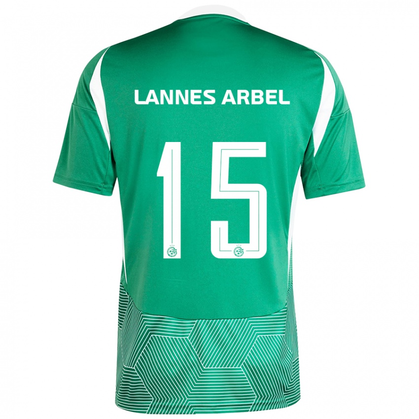 Kinderen Tomer Lannes Arbel #15 Groen Wit Thuisshirt Thuistenue 2024/25 T-Shirt