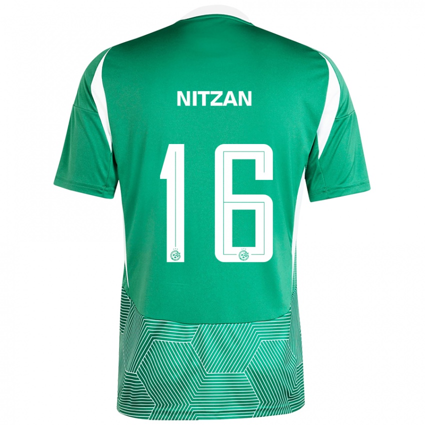 Kinderen Itamar Nitzan #16 Groen Wit Thuisshirt Thuistenue 2024/25 T-Shirt