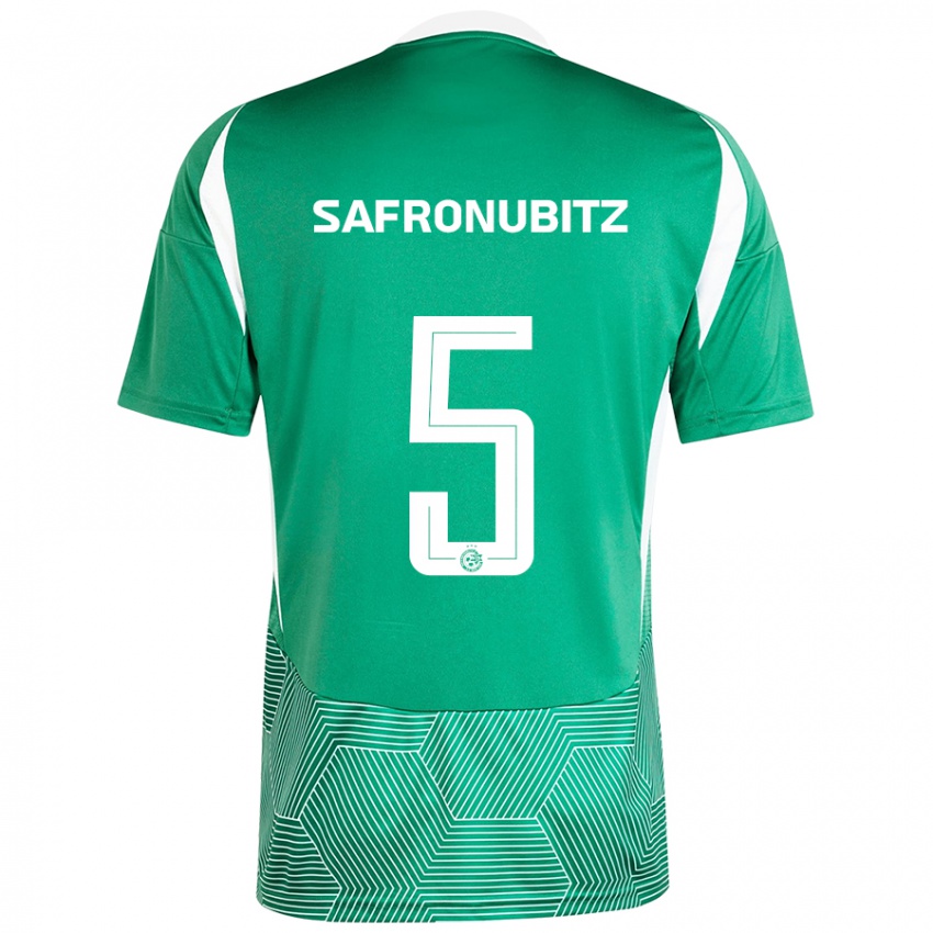 Kinderen Dan Safronubitz #5 Groen Wit Thuisshirt Thuistenue 2024/25 T-Shirt