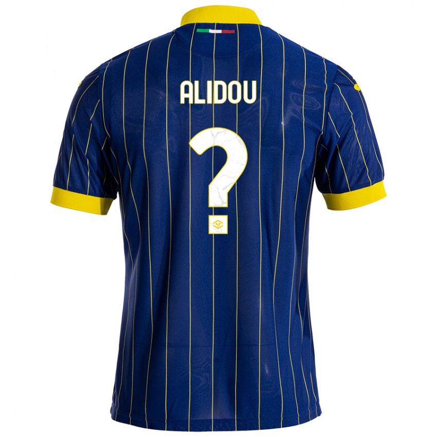 Kinderen Faride Alidou #0 Blauw Geel Thuisshirt Thuistenue 2024/25 T-Shirt