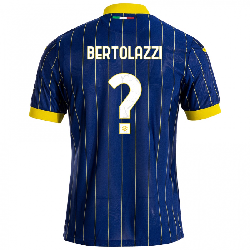 Kinderen Giovanni Bertolazzi #0 Blauw Geel Thuisshirt Thuistenue 2024/25 T-Shirt