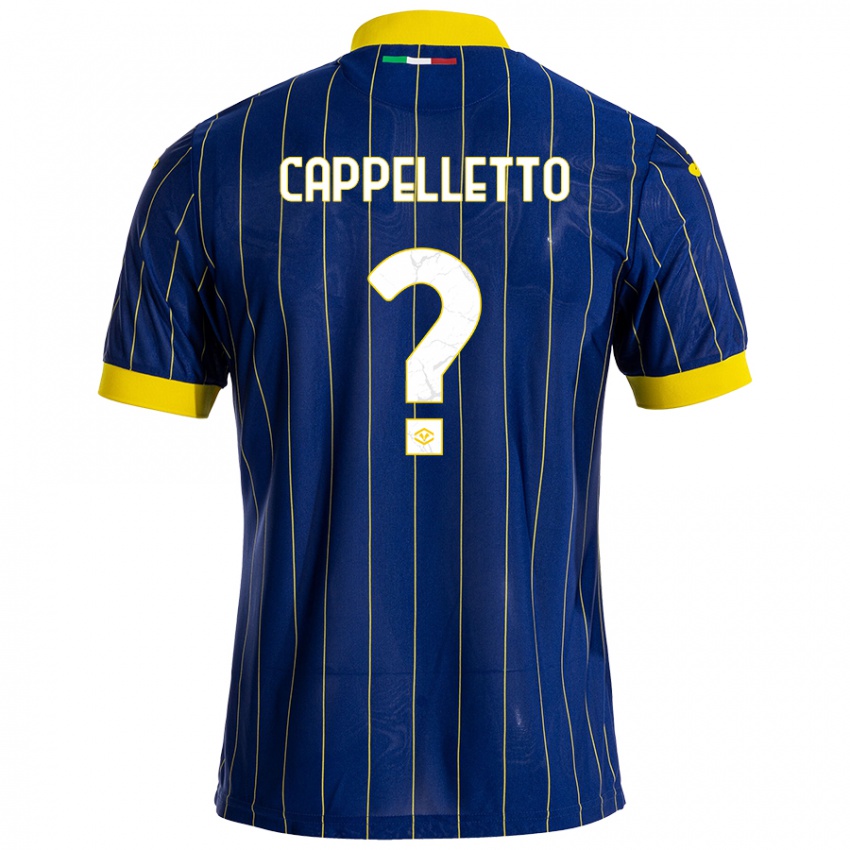 Kinderen Bryan Cappelletto #0 Blauw Geel Thuisshirt Thuistenue 2024/25 T-Shirt