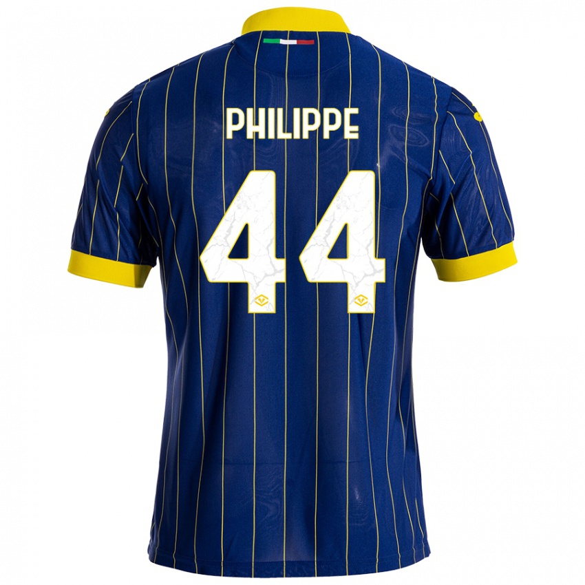 Kinderen Mathis Philippe #44 Blauw Geel Thuisshirt Thuistenue 2024/25 T-Shirt