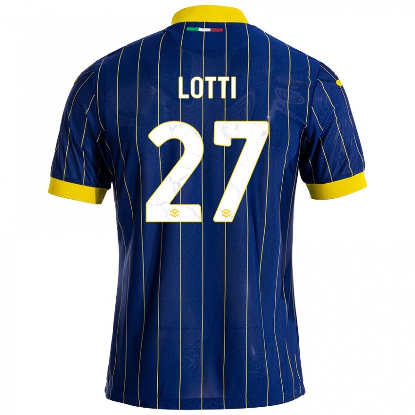 Kinderen Irene Lotti #27 Blauw Geel Thuisshirt Thuistenue 2024/25 T-Shirt