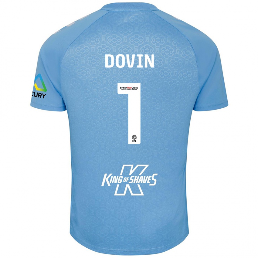 Kinderen Oliver Dovin #1 Blauw Wit Thuisshirt Thuistenue 2024/25 T-Shirt