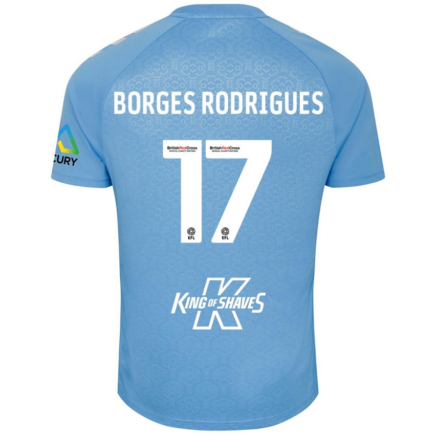 Kinderen Raphael Borges Rodrigues #17 Blauw Wit Thuisshirt Thuistenue 2024/25 T-Shirt