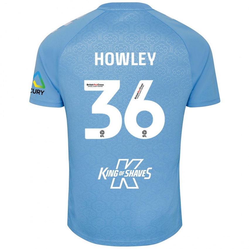 Kinderen Ryan Howley #36 Blauw Wit Thuisshirt Thuistenue 2024/25 T-Shirt