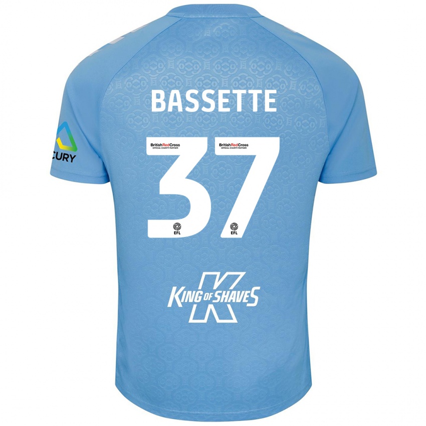 Kinderen Norman Bassette #37 Blauw Wit Thuisshirt Thuistenue 2024/25 T-Shirt