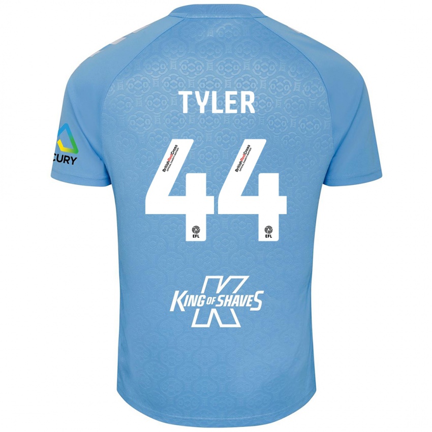 Kinderen Cian Tyler #44 Blauw Wit Thuisshirt Thuistenue 2024/25 T-Shirt