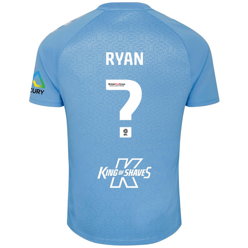 Kinderen Kain Ryan #0 Blauw Wit Thuisshirt Thuistenue 2024/25 T-Shirt