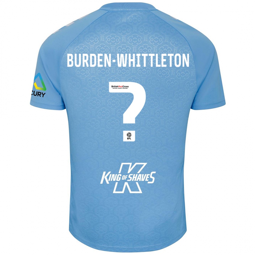 Kinderen Charlie Burden-Whittleton #0 Blauw Wit Thuisshirt Thuistenue 2024/25 T-Shirt