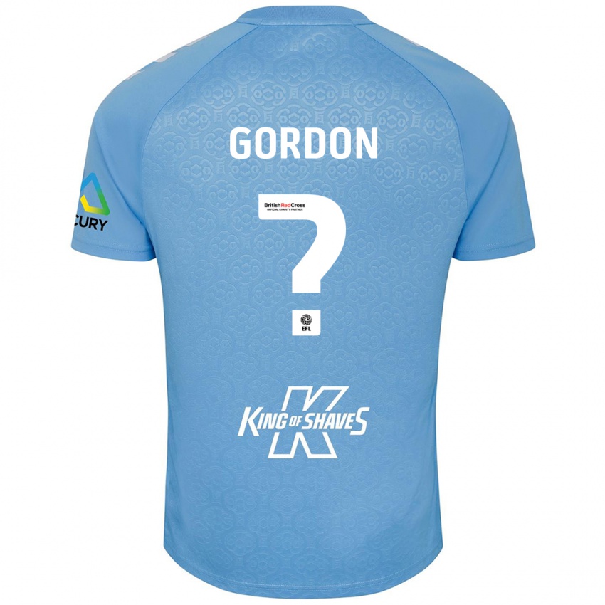 Kinderen Joshua Gordon #0 Blauw Wit Thuisshirt Thuistenue 2024/25 T-Shirt