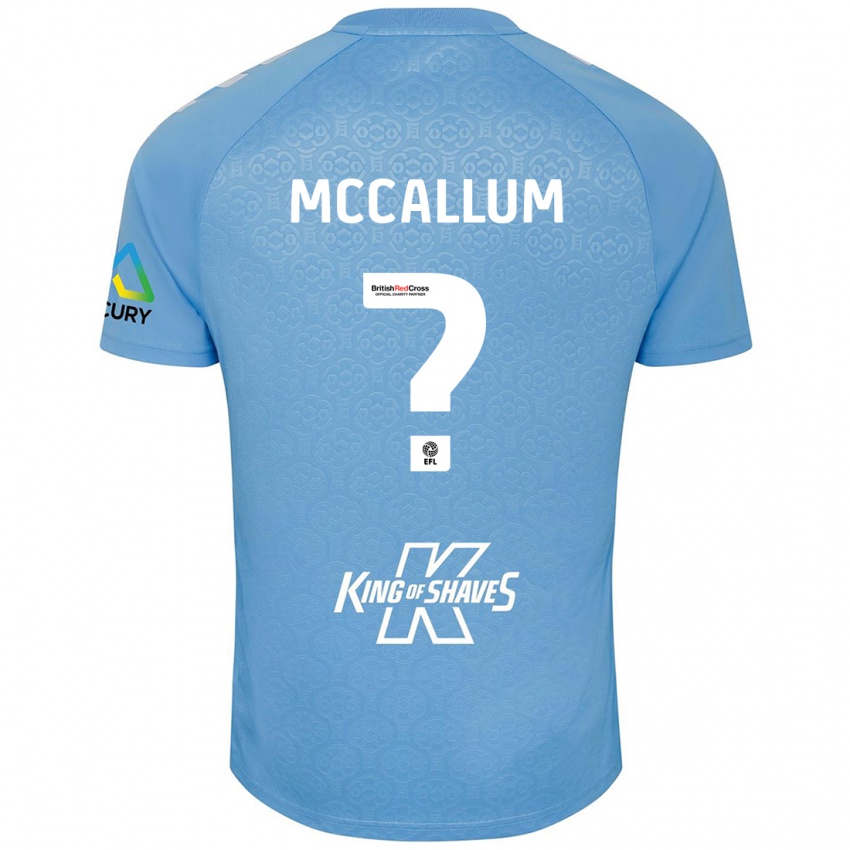 Kinderen Joseph Mccallum #0 Blauw Wit Thuisshirt Thuistenue 2024/25 T-Shirt