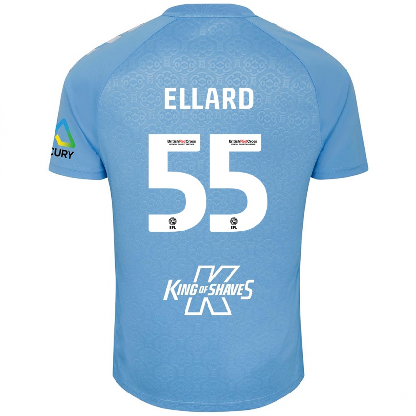 Kinderen Aston Ellard #55 Blauw Wit Thuisshirt Thuistenue 2024/25 T-Shirt