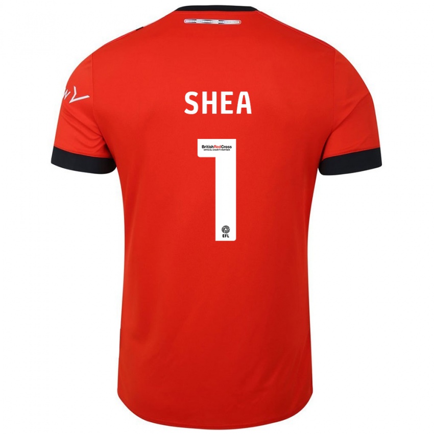 Kinderen James Shea #1 Oranje Zwart Thuisshirt Thuistenue 2024/25 T-Shirt