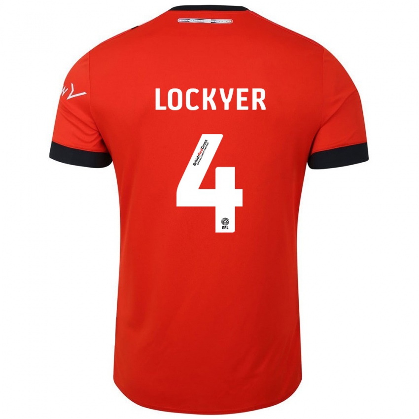 Kinderen Tom Lockyer #4 Oranje Zwart Thuisshirt Thuistenue 2024/25 T-Shirt