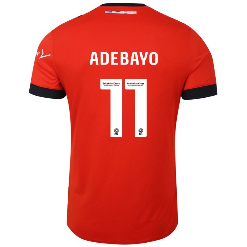 Kinderen Elijah Adebayo #11 Oranje Zwart Thuisshirt Thuistenue 2024/25 T-Shirt