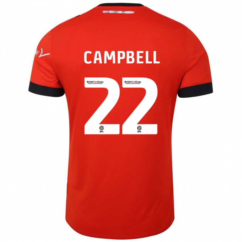 Kinderen Allan Campbell #22 Oranje Zwart Thuisshirt Thuistenue 2024/25 T-Shirt