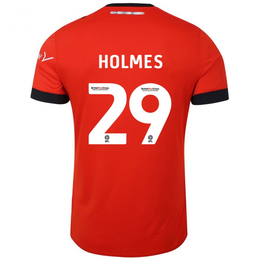 Kinderen Tom Holmes #29 Oranje Zwart Thuisshirt Thuistenue 2024/25 T-Shirt