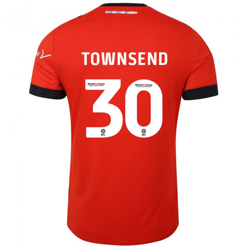 Kinderen Andros Townsend #30 Oranje Zwart Thuisshirt Thuistenue 2024/25 T-Shirt