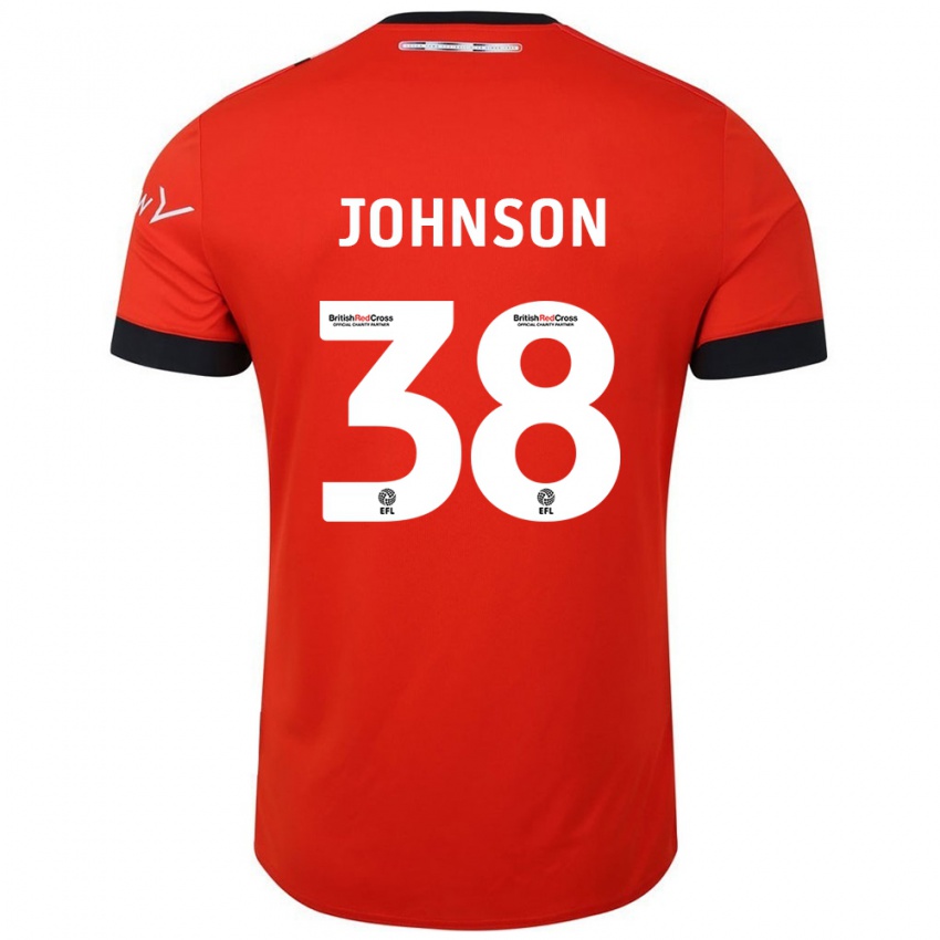 Kinderen Joe Johnson #38 Oranje Zwart Thuisshirt Thuistenue 2024/25 T-Shirt