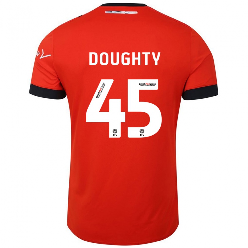 Kinderen Alfie Doughty #45 Oranje Zwart Thuisshirt Thuistenue 2024/25 T-Shirt