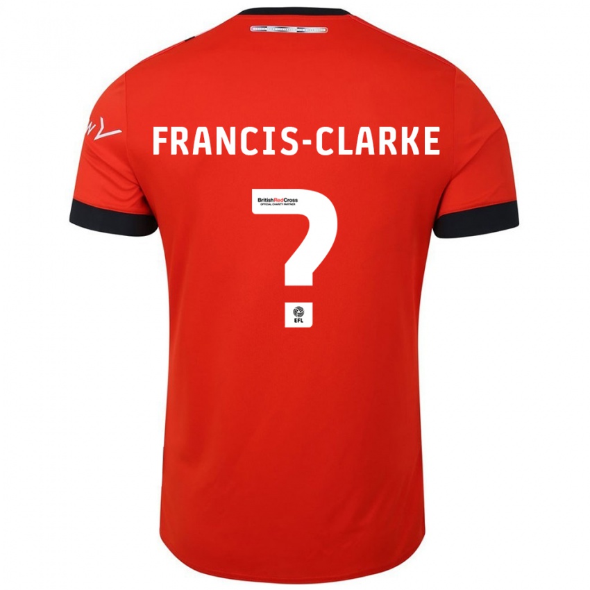 Kinderen Aidan Francis-Clarke #0 Oranje Zwart Thuisshirt Thuistenue 2024/25 T-Shirt