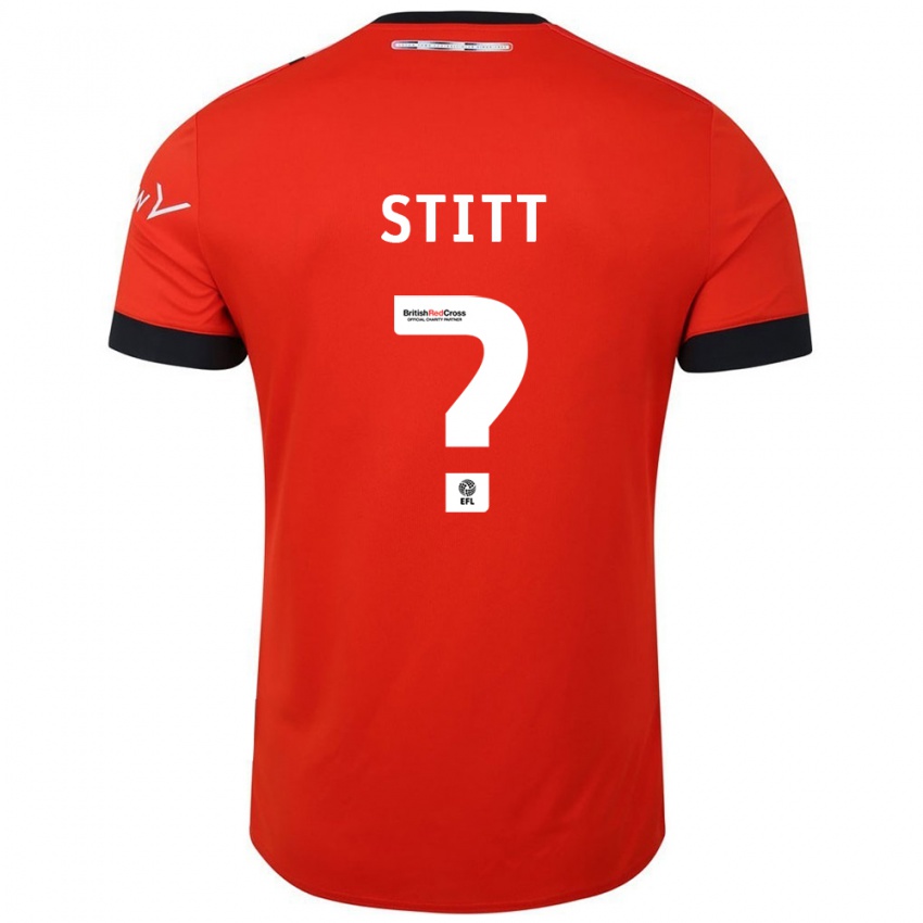 Kinderen Dylan Stitt #0 Oranje Zwart Thuisshirt Thuistenue 2024/25 T-Shirt