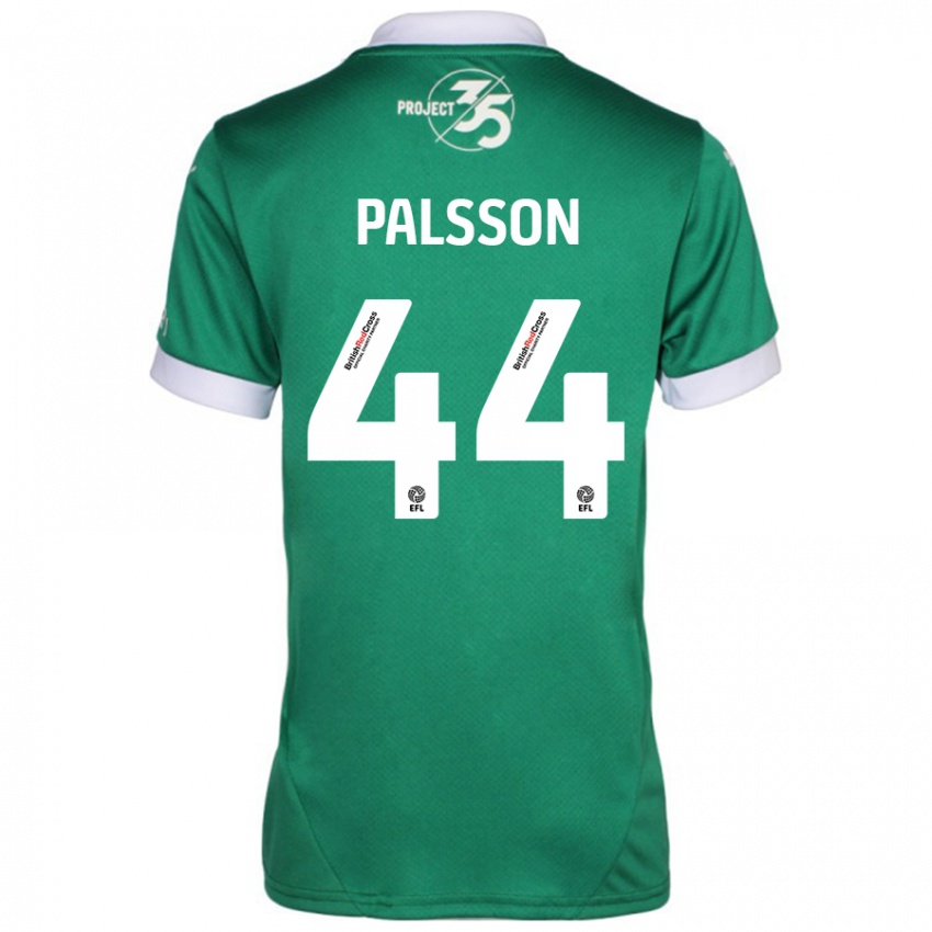 Kinderen Victor Pálsson #44 Groen Wit Thuisshirt Thuistenue 2024/25 T-Shirt