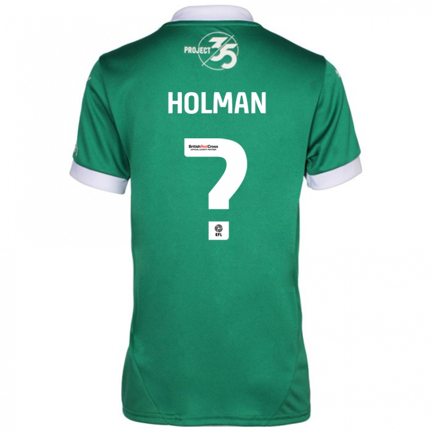 Kinderen Daniel Holman #0 Groen Wit Thuisshirt Thuistenue 2024/25 T-Shirt