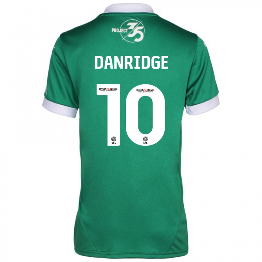 Kinderen Rebecca Danridge #10 Groen Wit Thuisshirt Thuistenue 2024/25 T-Shirt