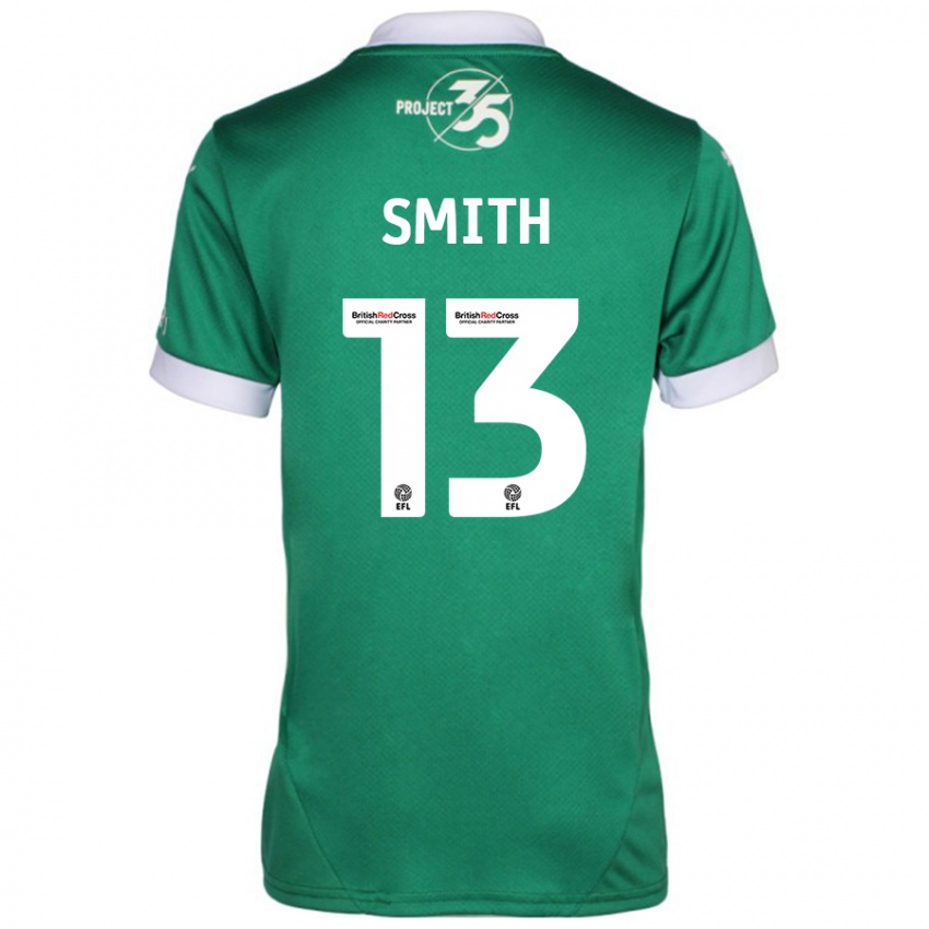 Kinderen Grace Smith #13 Groen Wit Thuisshirt Thuistenue 2024/25 T-Shirt