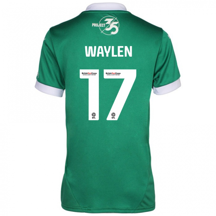 Kinderen Libby Waylen #17 Groen Wit Thuisshirt Thuistenue 2024/25 T-Shirt