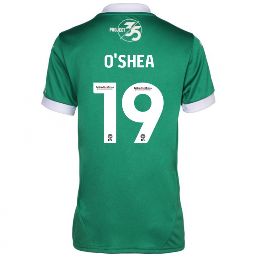 Kinderen Erin O'shea #19 Groen Wit Thuisshirt Thuistenue 2024/25 T-Shirt