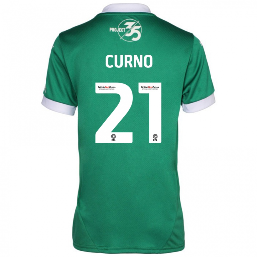 Kinderen Maddi Curno #21 Groen Wit Thuisshirt Thuistenue 2024/25 T-Shirt