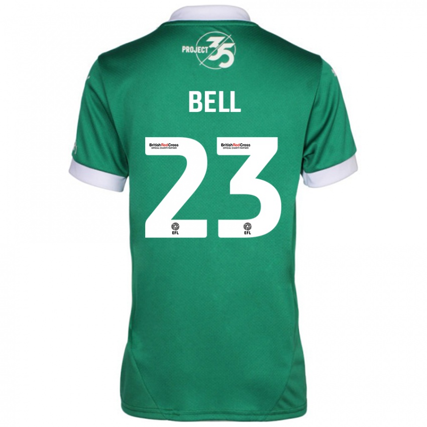 Kinderen Katelyn Bell #23 Groen Wit Thuisshirt Thuistenue 2024/25 T-Shirt