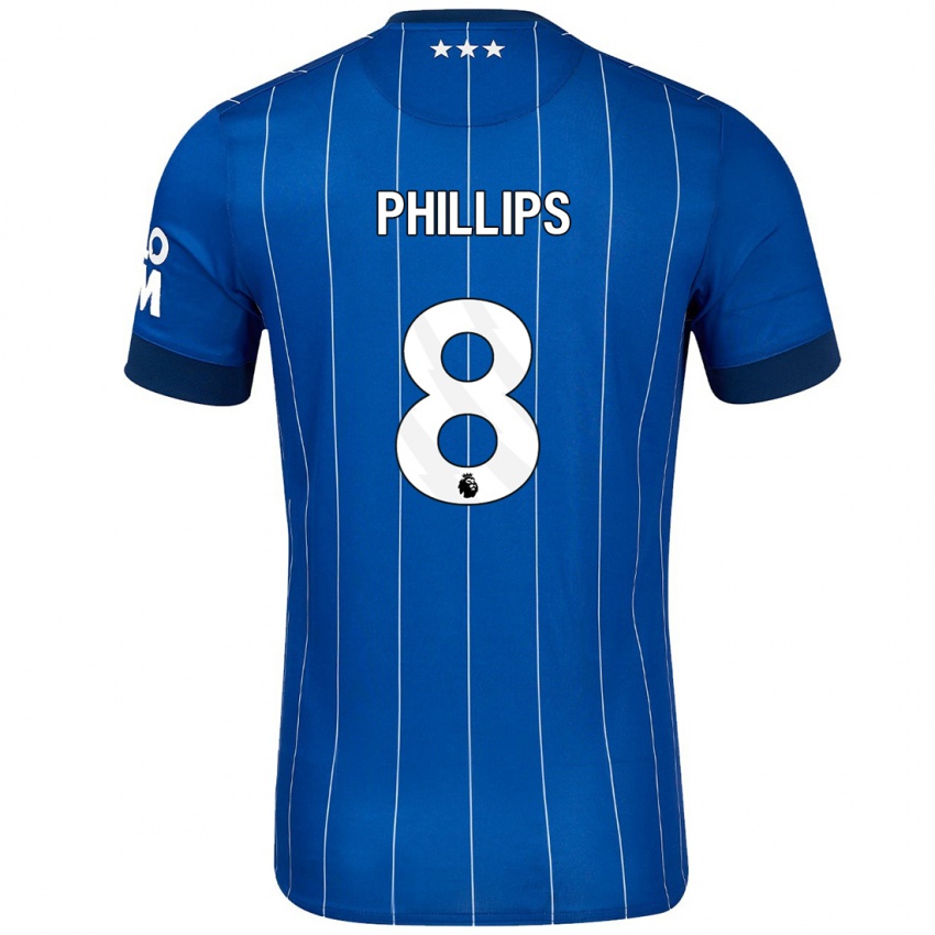 Kinderen Kalvin Phillips #8 Marineblauw Thuisshirt Thuistenue 2024/25 T-Shirt