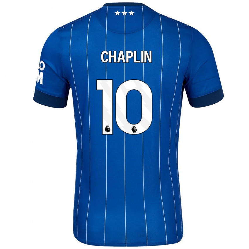 Kinderen Conor Chaplin #10 Marineblauw Thuisshirt Thuistenue 2024/25 T-Shirt