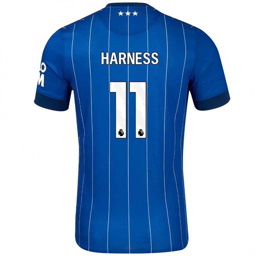 Kinderen Marcus Harness #11 Marineblauw Thuisshirt Thuistenue 2024/25 T-Shirt