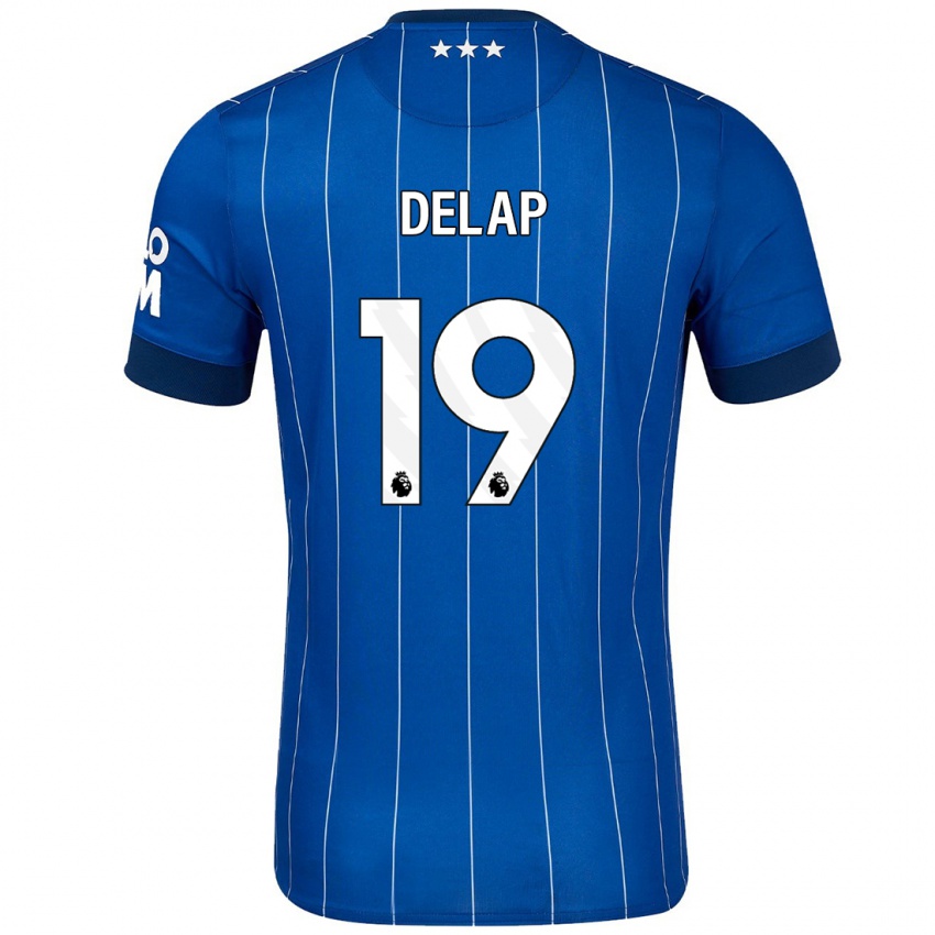 Kinderen Liam Delap #19 Marineblauw Thuisshirt Thuistenue 2024/25 T-Shirt