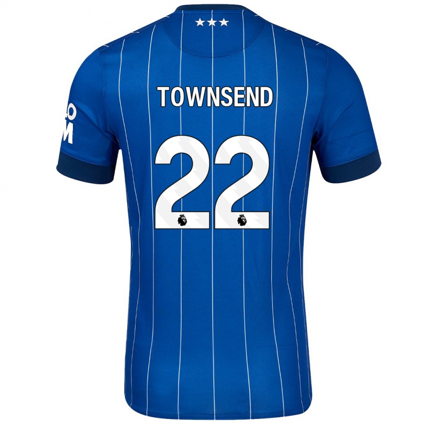 Kinderen Conor Townsend #22 Marineblauw Thuisshirt Thuistenue 2024/25 T-Shirt