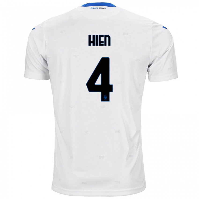 Kinderen Isak Hien #4 Wit Uitshirt Uittenue 2024/25 T-Shirt