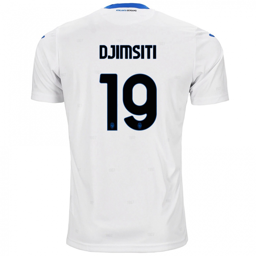 Kinderen Berat Djimsiti #19 Wit Uitshirt Uittenue 2024/25 T-Shirt