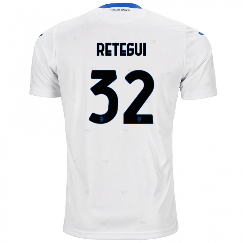 Kinderen Mateo Retegui #32 Wit Uitshirt Uittenue 2024/25 T-Shirt