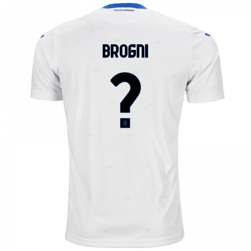 Kinderen Giorgio Brogni #0 Wit Uitshirt Uittenue 2024/25 T-Shirt