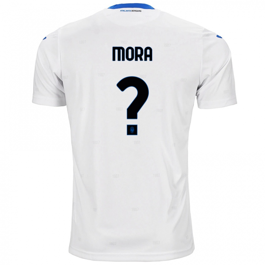 Kinderen Christian Mora #0 Wit Uitshirt Uittenue 2024/25 T-Shirt