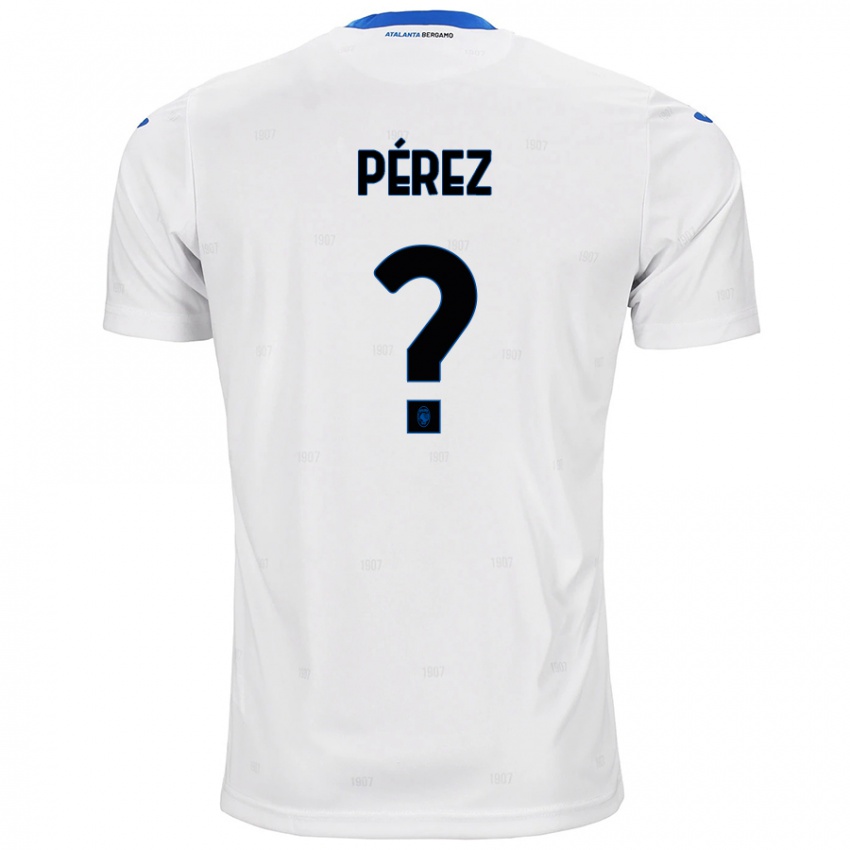 Kinderen David Pérez #0 Wit Uitshirt Uittenue 2024/25 T-Shirt