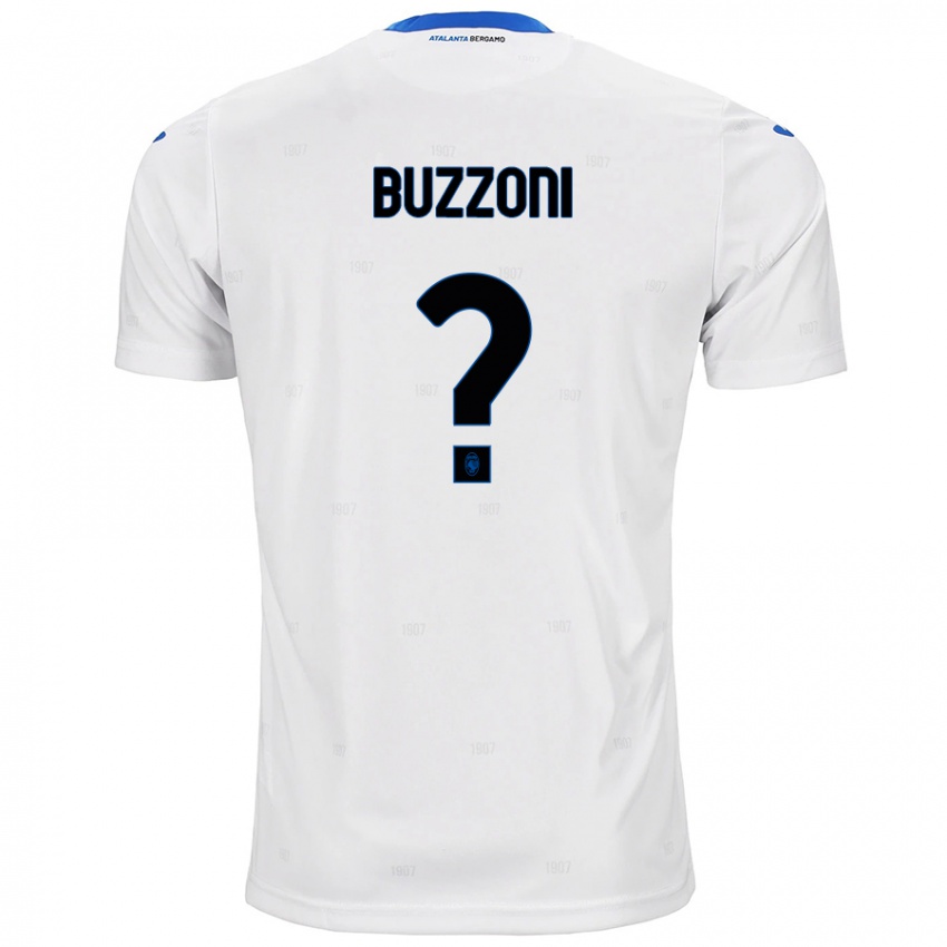 Kinderen Giorgio Buzzoni #0 Wit Uitshirt Uittenue 2024/25 T-Shirt